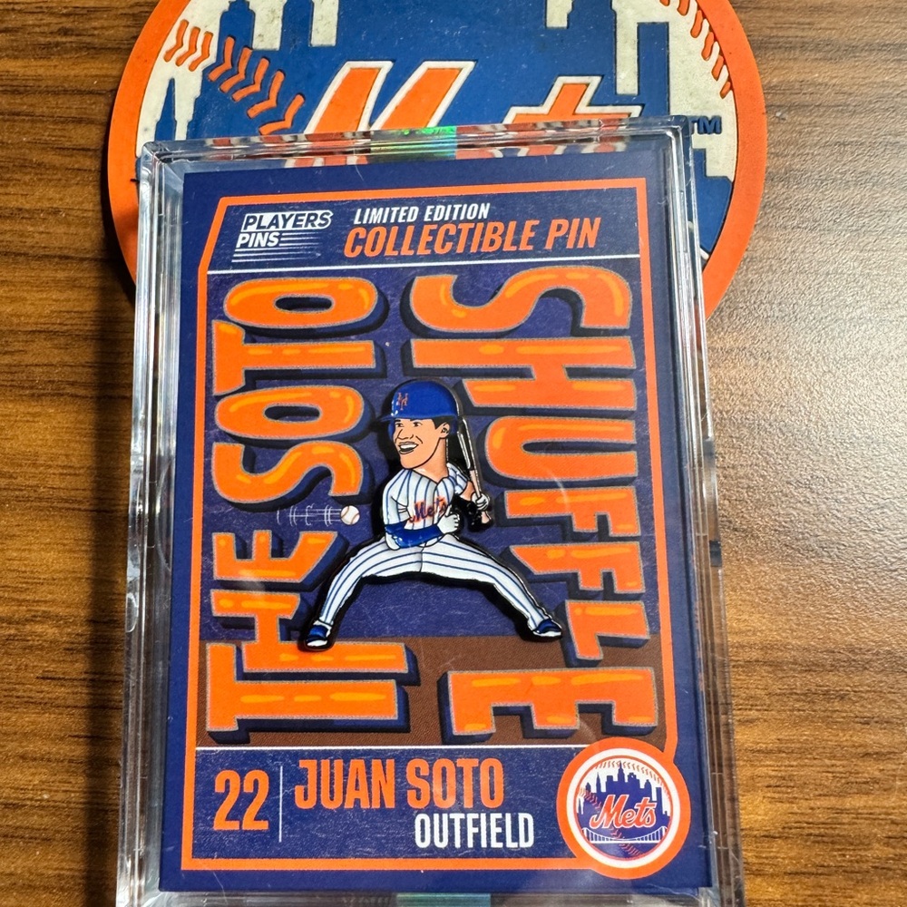 Juan Soto Shuffle Mets pin - limited edition SGA